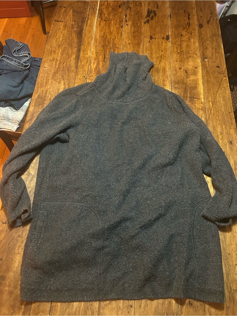 Women’s Dark Gray Turtleneck Sweater